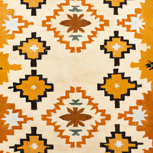 Rustic Artisan Southwestern Home Rug