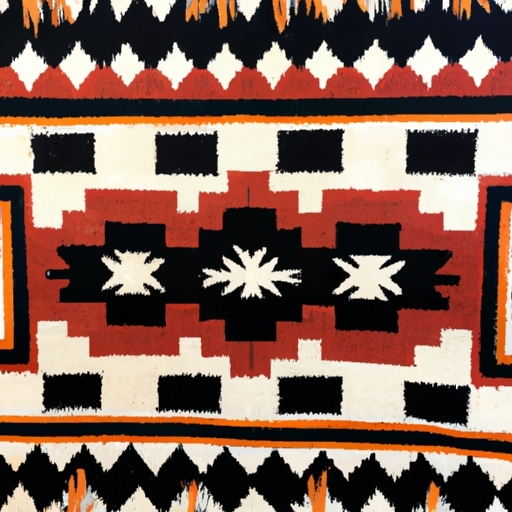 Boho Artisan Southwestern Floor Rug