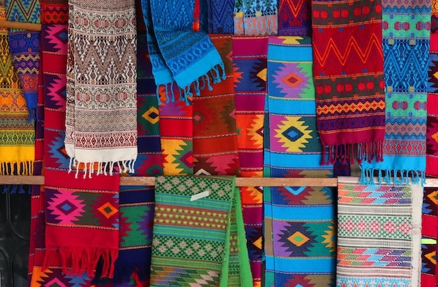 peruvian aztec woven wall hanging rugs