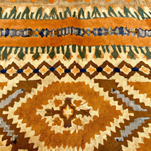 Vibrant Vintage Southwestern Design Rug