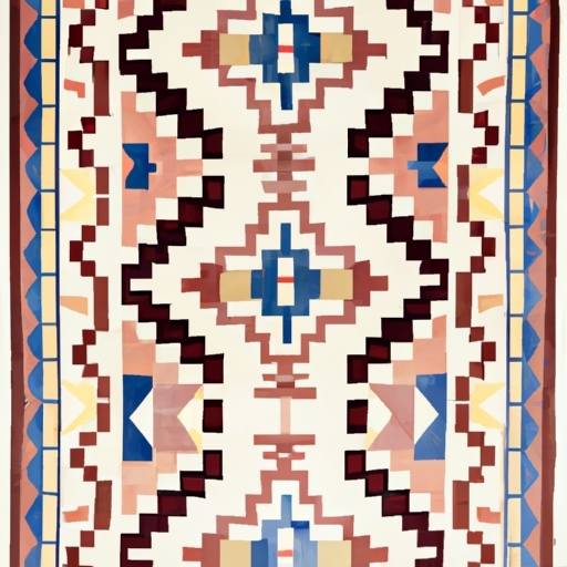 Traditional Ethnic Southwestern Floor Rug